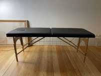 Black Massage Table
