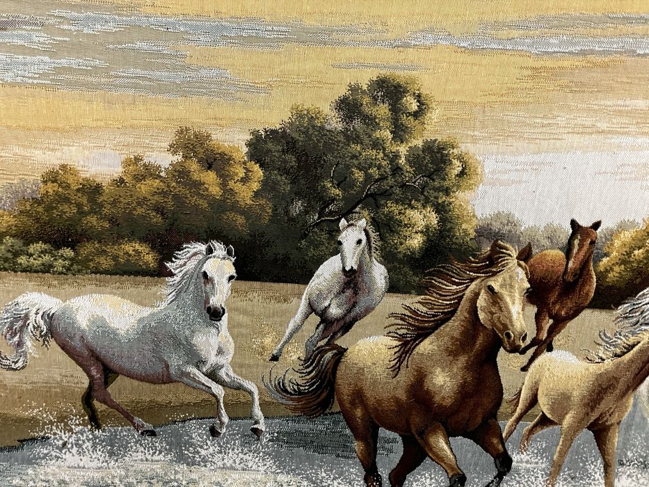 Gobelin konie 120x55