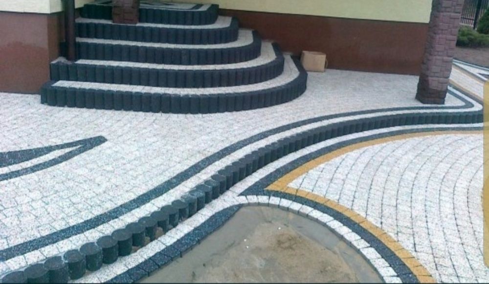 Usługi brukarskie ,Układanie kostki brukowej, brukarstwo, roboty ziem