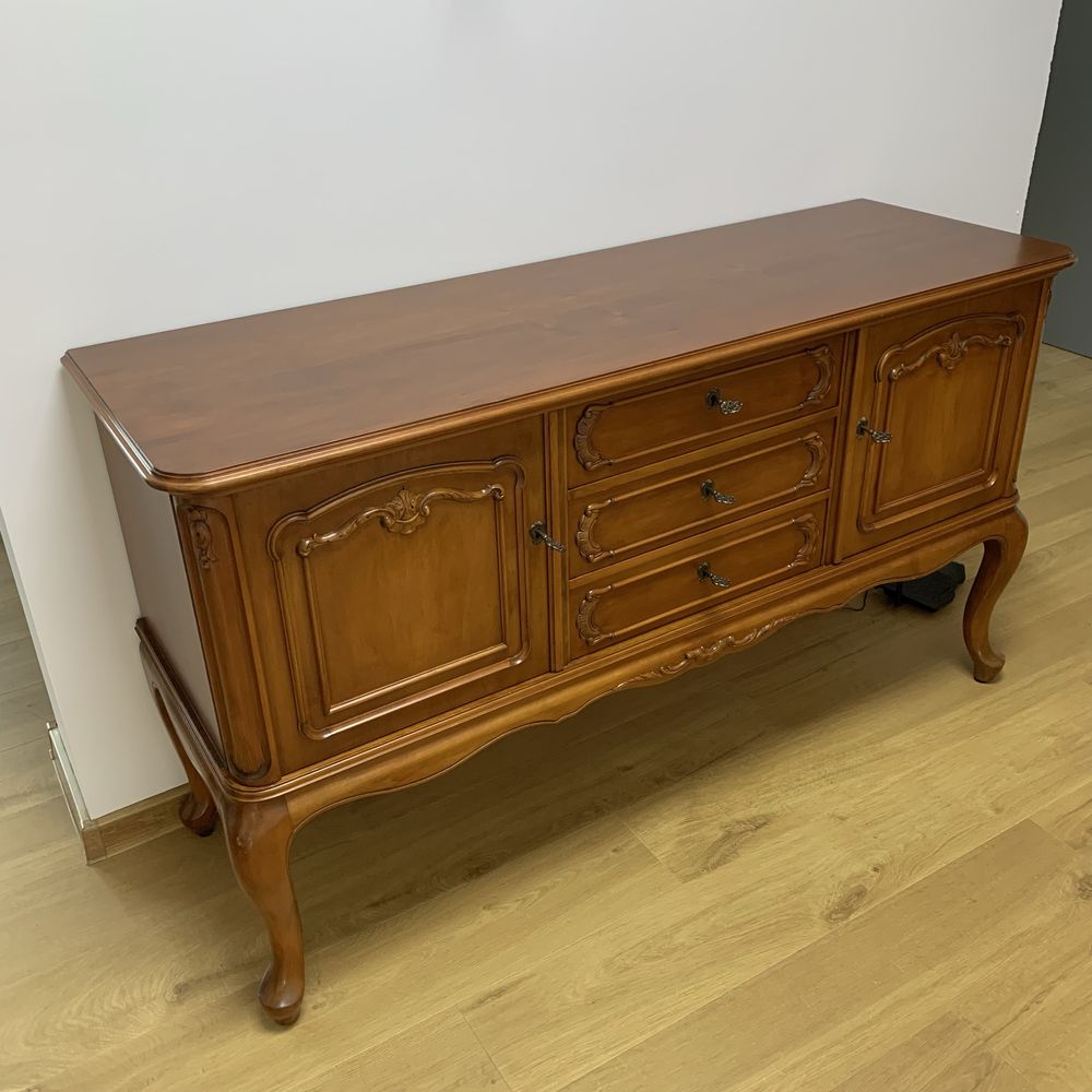 Komoda + stolik w stylu ludwikowskim Chippendale