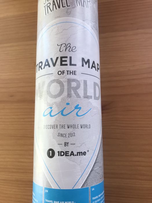 Карта Мира стирающаяся(96/60)