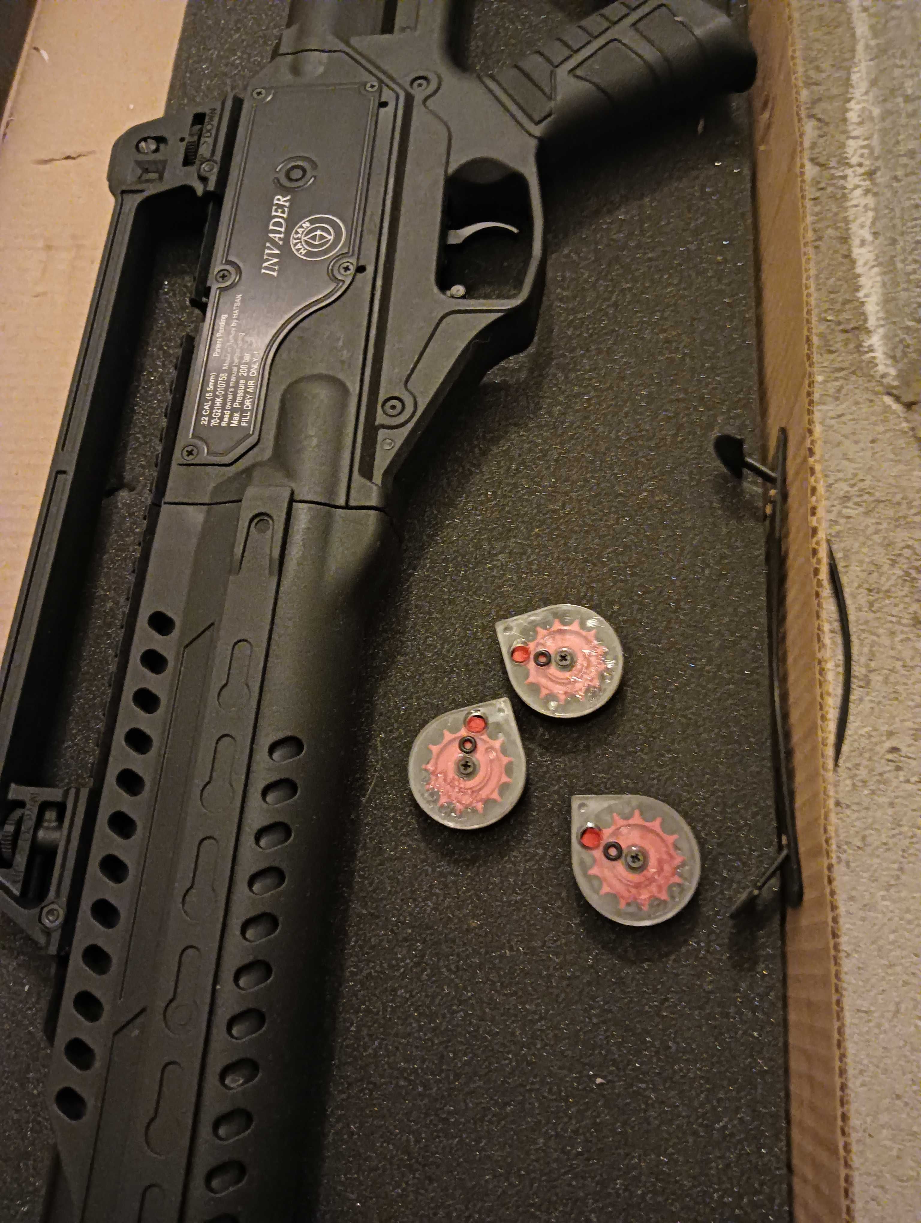 Pressão de ar espingarda Hatsan invader single shot