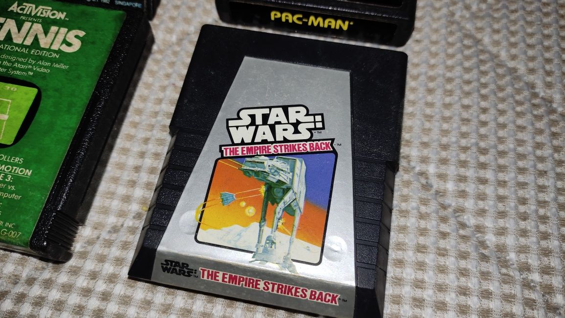 Conjunto de 4 jogos originais Atari 2600