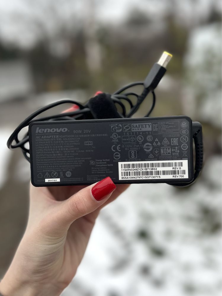 Блок живлення Lenovo квадрат 90W - 20V - 4.5A