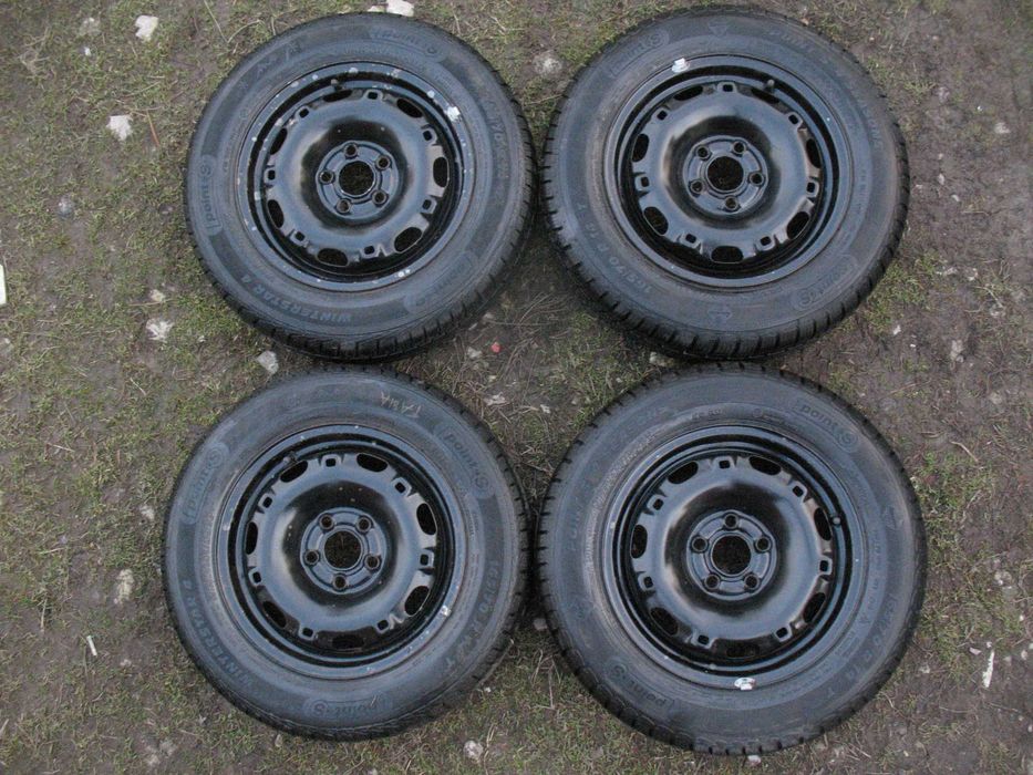 opony zimowe 165/70 r14 felgi stalowe 4x100 fabia polo