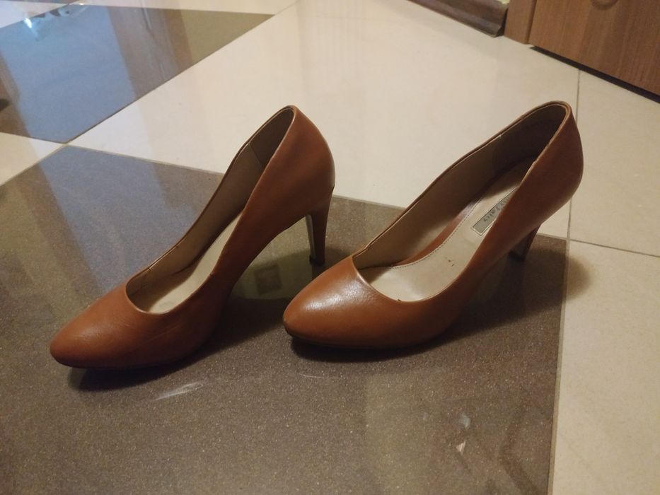Brązowe szpilki/czółenka roz. 38 Jenny Fairy