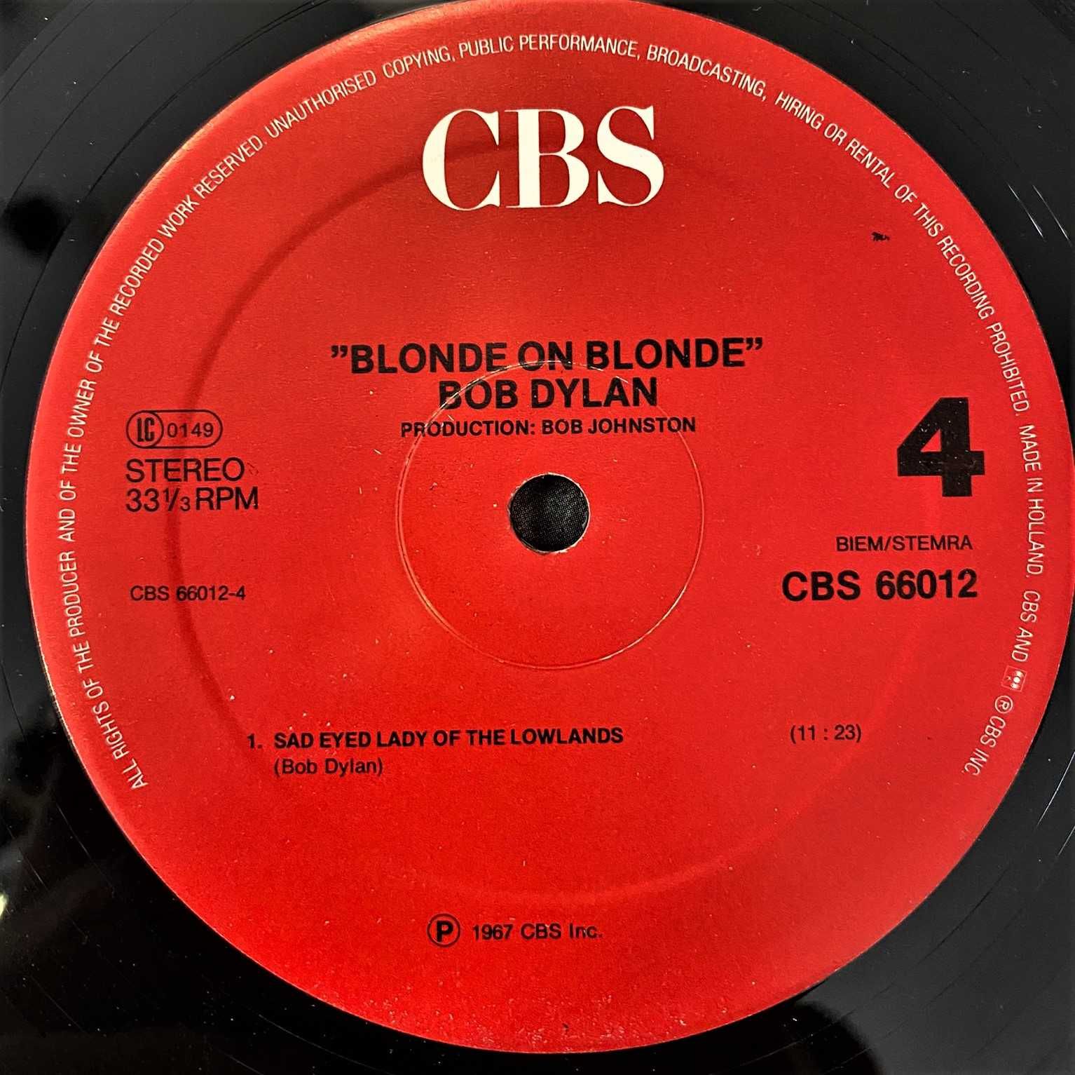 Disco Vinil  - LP - Bob Dylan – Blonde On Blonde