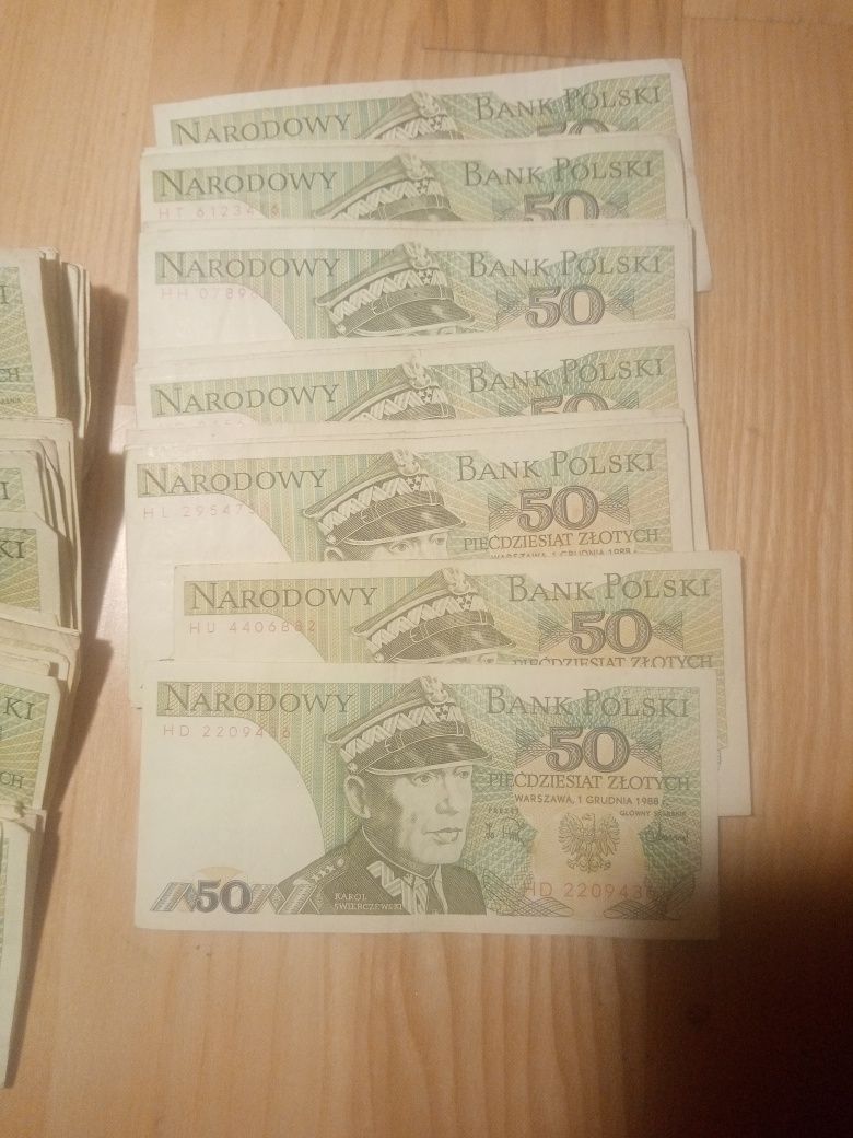 100 sztuk!! Banknotów 50 złotych