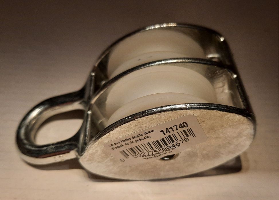 Bloczek nowy do lin podwójny 40mm