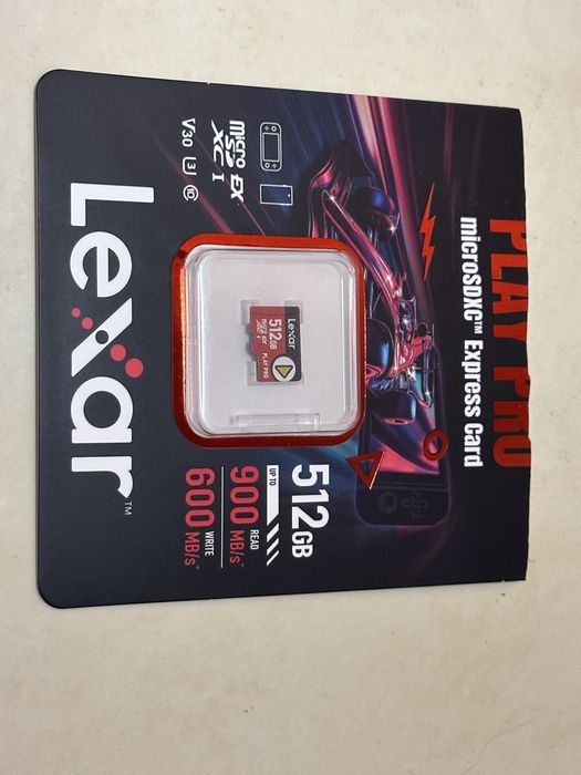 Карта памяті 512g для Nintendo Switch 2 Lexar MicroSD EXPRESS Play Pro