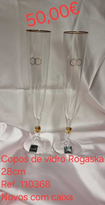 Copos de Vidro Casamento Rogaska