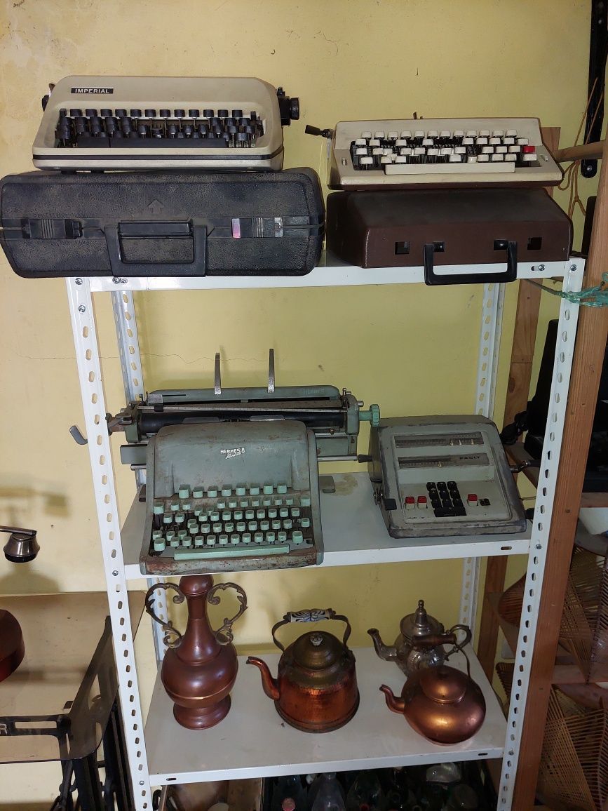 Máquina de escrever antiga vintage