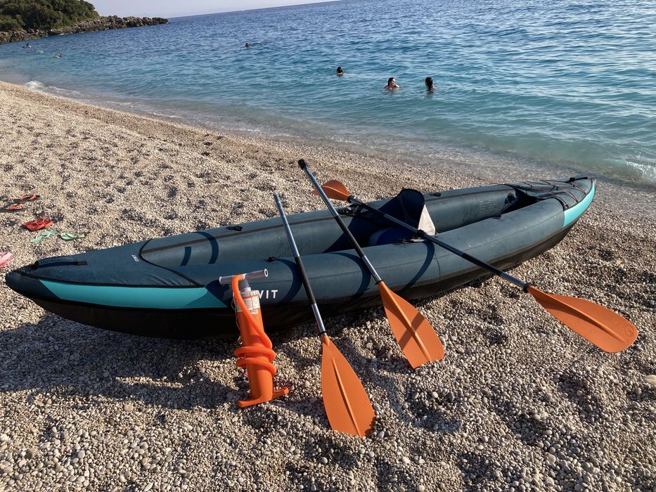 Надувний Туристичний Каяк ITIWIT Тримісний 3,82 х 1,08 м Синій