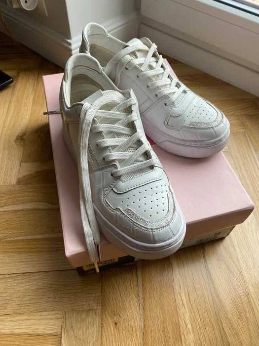 Sneakersy Michael Kors Lexi 43T1LXFS5L Biały/Kremowy