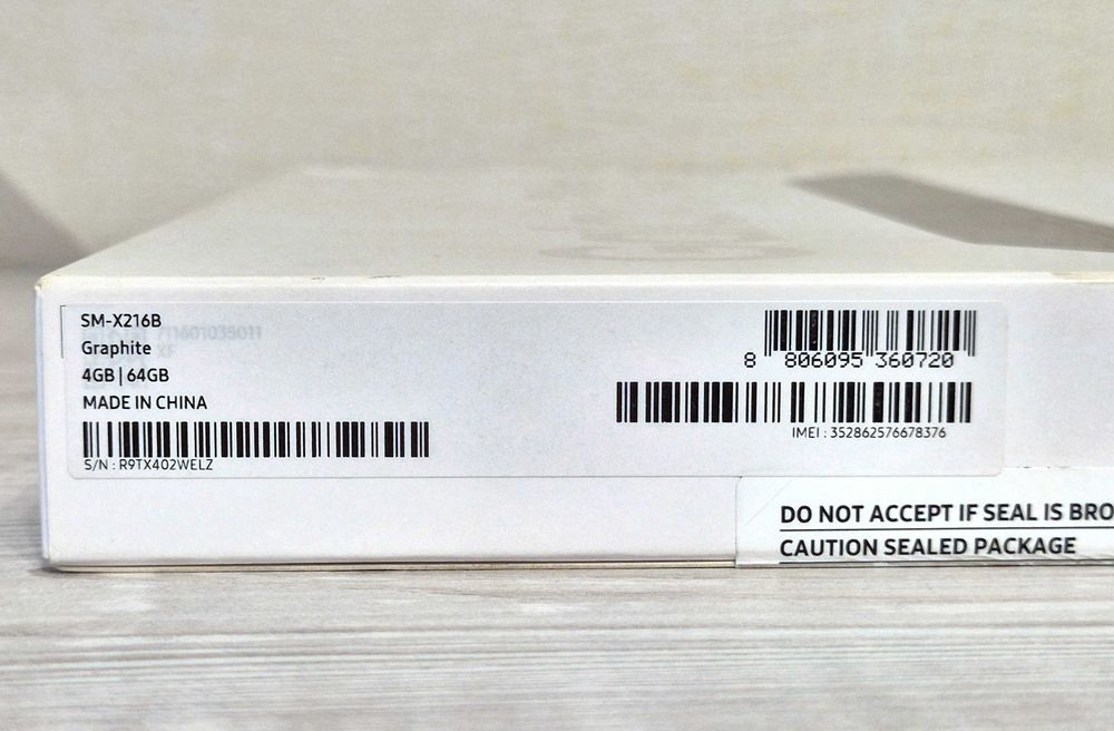 Планшет 11" Samsung Galaxy Tab A9+ 5G 4/64GB SM-X216 graphite