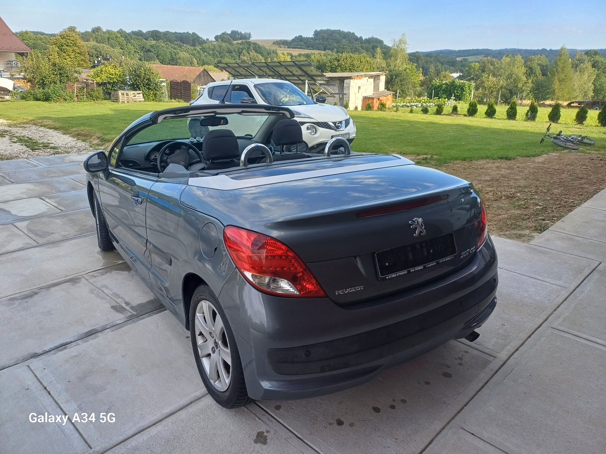 Peugeot 207 cc 1.6 benzyna klima z Niemiec