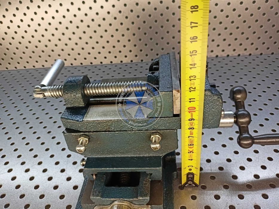 Imadło maszynowe imadło krzyżowe, dwuosiowe, 75mm imadło do wiertarki