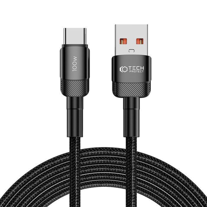 Kabel Tech-Protect UltraBoost Evo USB-C 100W/5A 300cm - Czarny