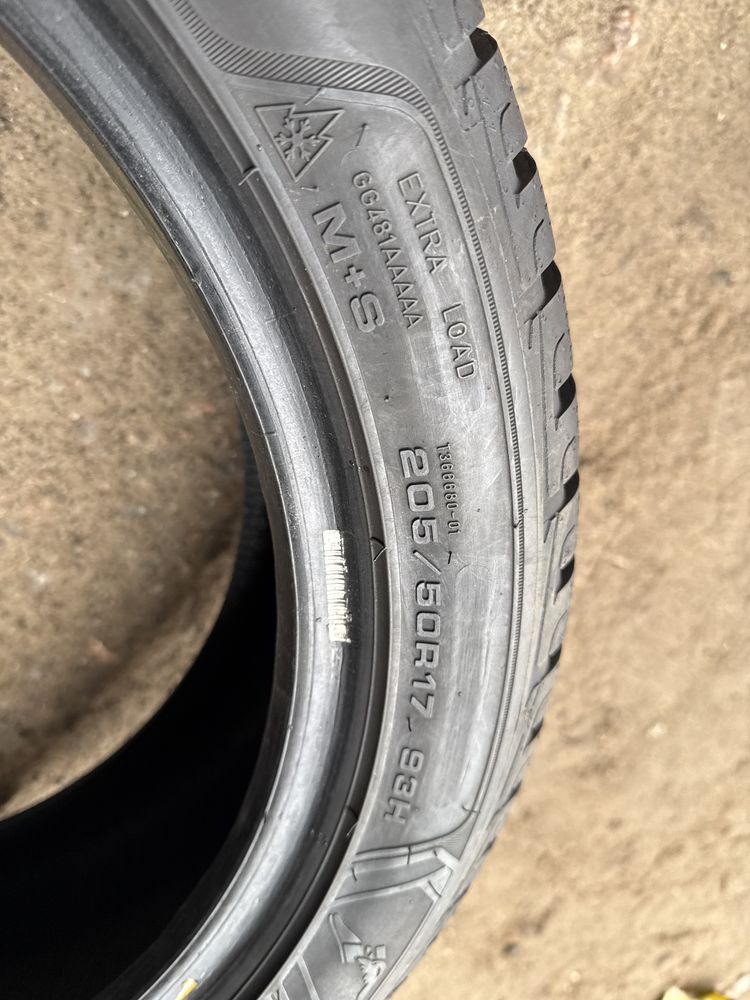 205/50 r17  Goodyear UltraGrip Performance + Резина зимняя 98% 23 год