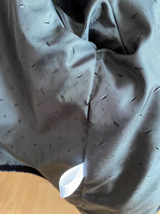 Шуба жіноча мутон + сіро - блакитна норка. Розмір 50, як нова!