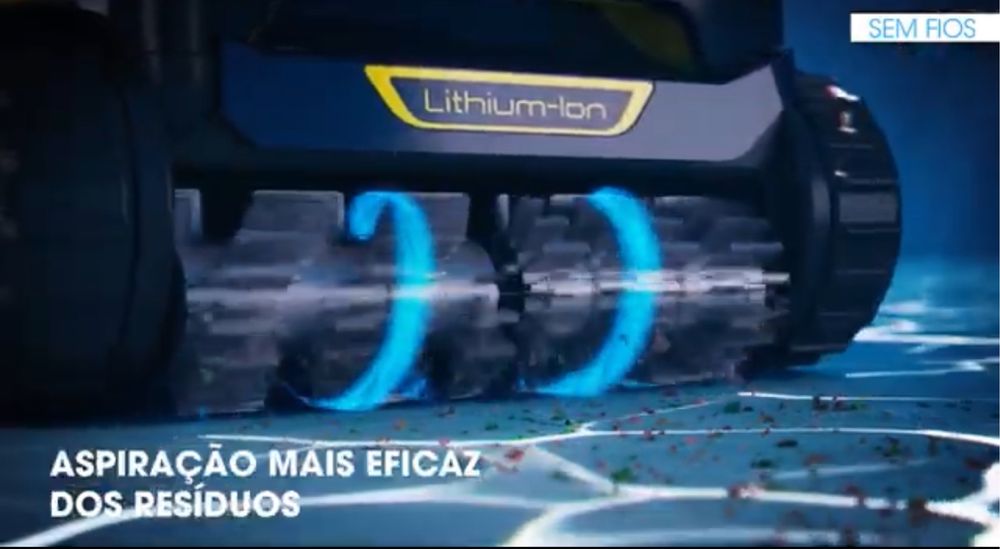 Aspiracao da piscina sem esforco ? Desde 599,00 com cabo ou a baterias