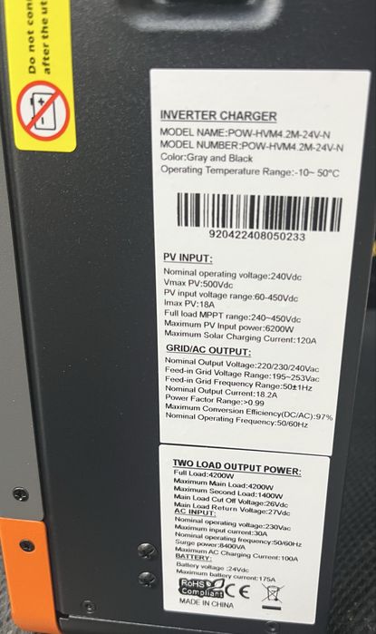 Джерело бесперебійного живлення , PowerMR Инвертор, аккумуляторLiFePO4