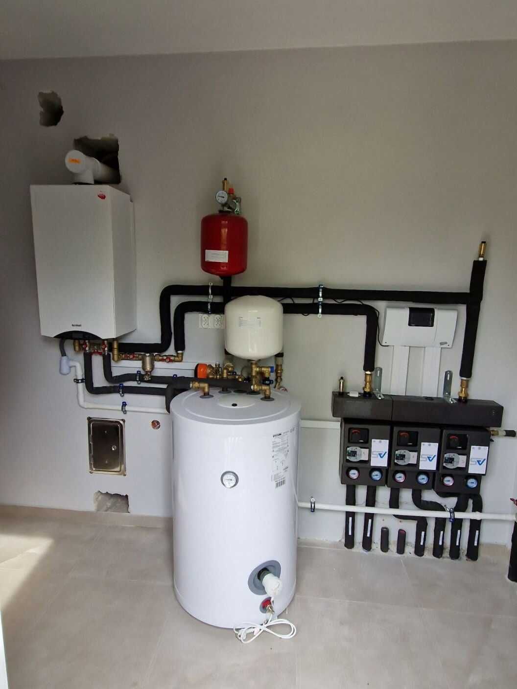 Instalacje wodno-kanalizacyjne, centralne ogrzewanie, hydraulika,