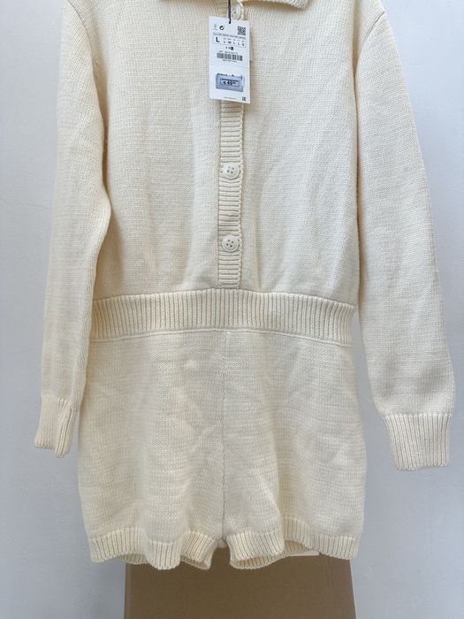 Теплий вязаний ромпер комбінезон шерсть Zara