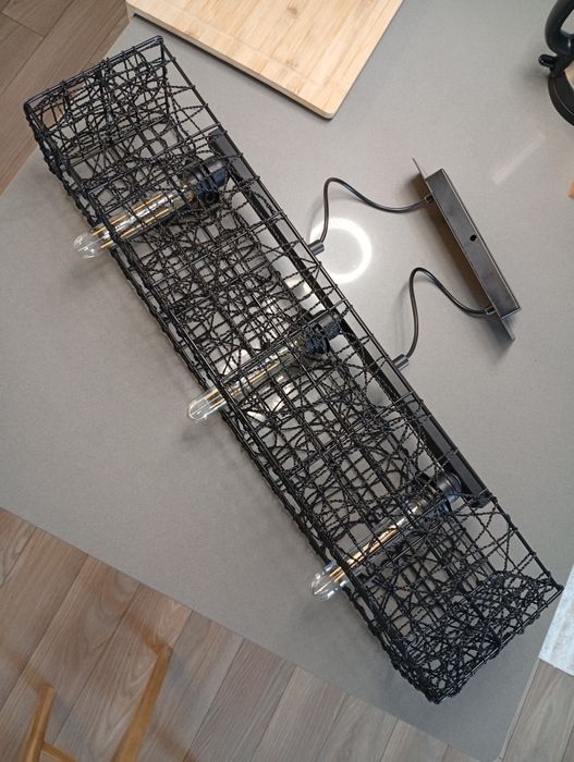 Żyrandol lampa loft sznurek żarówki w cenie