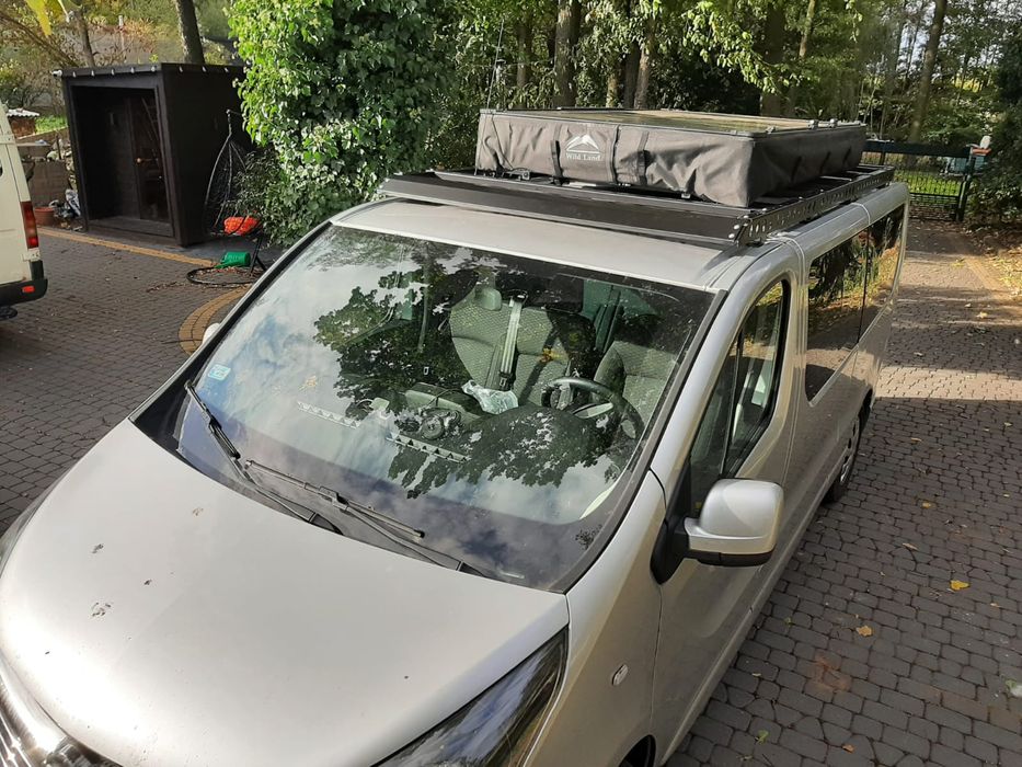 Bagażnik dachowy Trafic Vivaro kamper namiot dachowy Talento Primastar