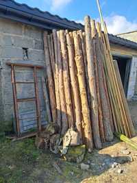 Stemple budowlane drewniane sosnowe