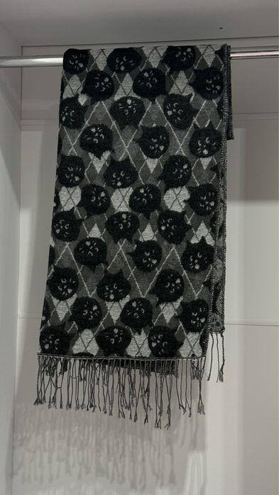 Ne-net Grey Scarf Не-Нет Ненет Сірий Archive Шарф