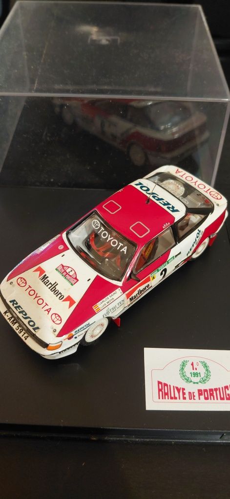 Miniaturas irónicas Rally de Portugal da Troféu..