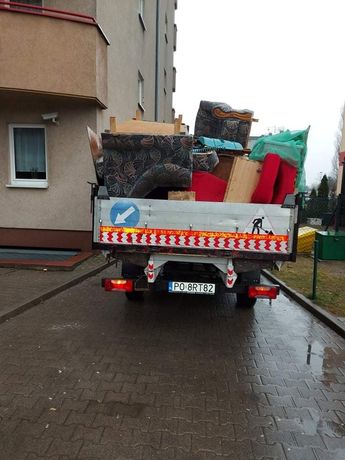 Wywóz gruzu, śmieci, sprzątanie mieszkań Załadunek gratis
