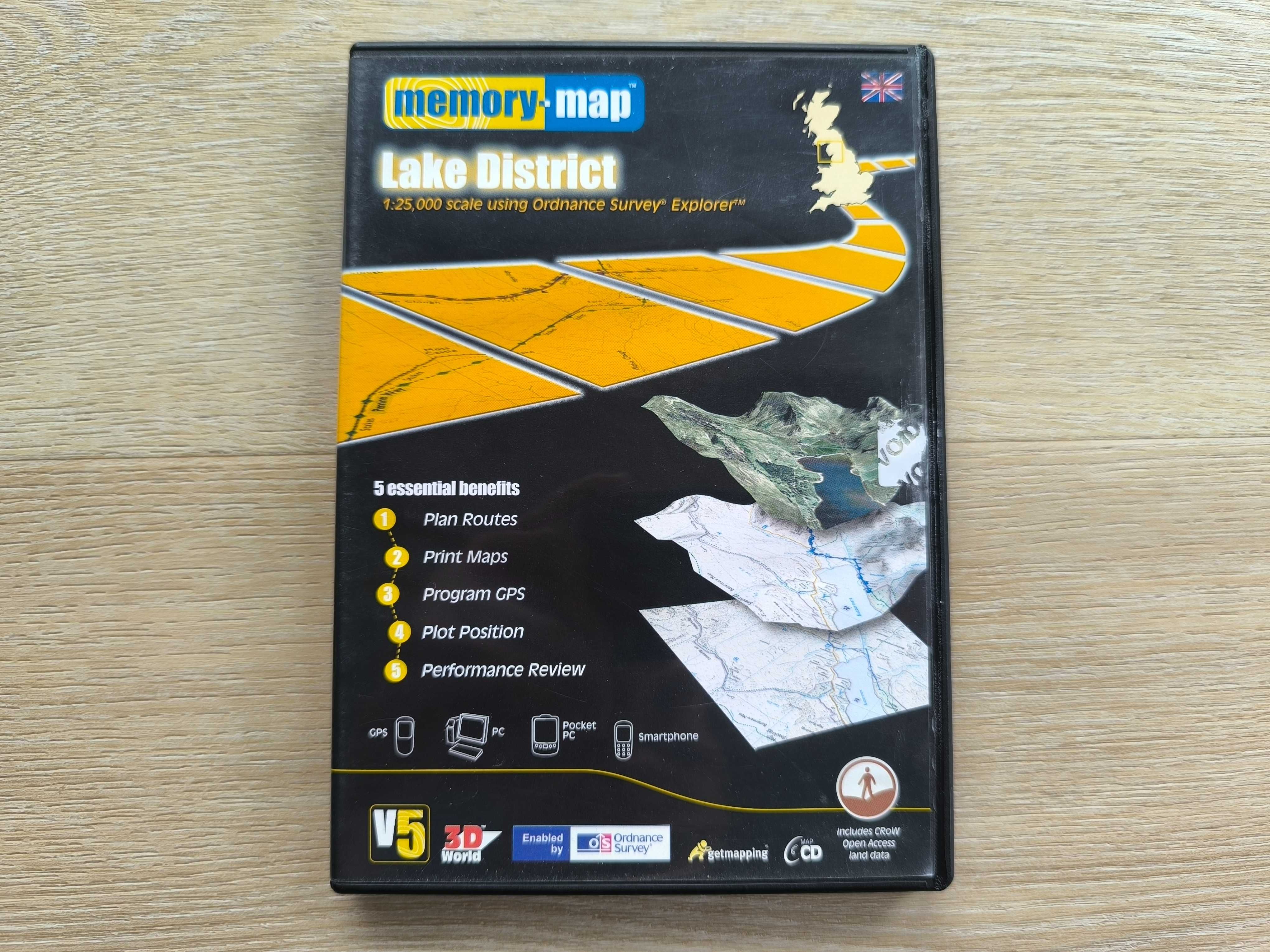 Memory-Map Lake District [PC] - MAPY GPS