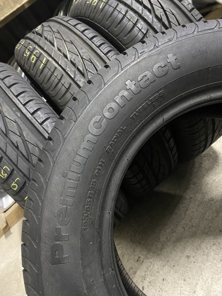 Шини 195/65 r15 Continental. 100% протектора.