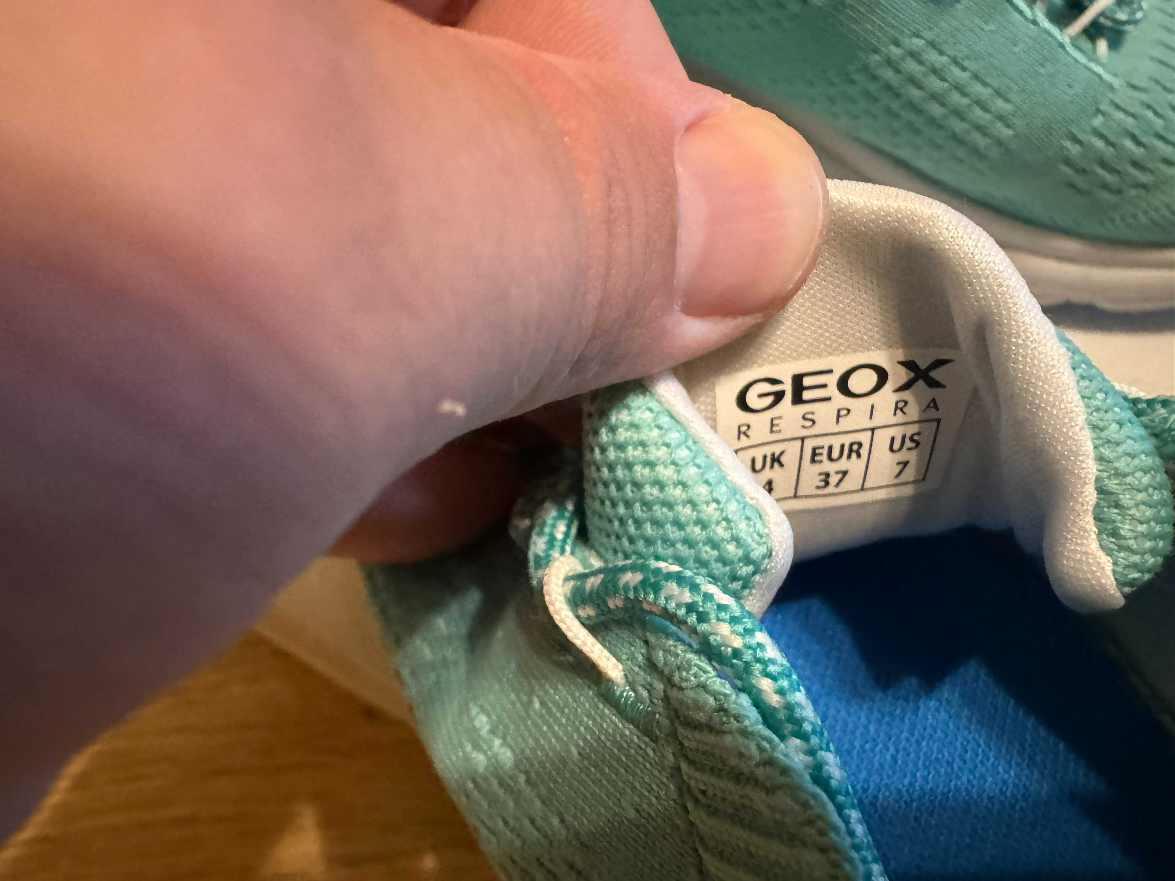 Кроссовки женские дышащие GEOX D Spherica A Turquoise 37 размер