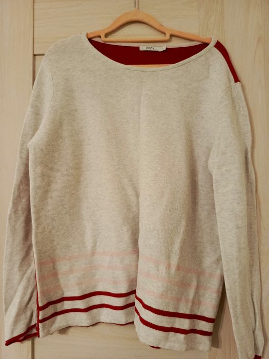 Sweter Cecil L dwukolorowy
