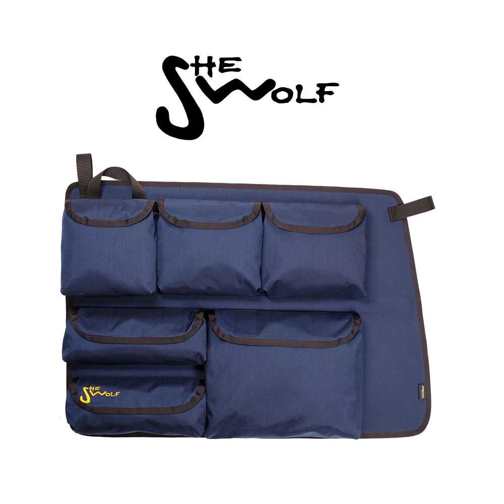 SHE-WOLF Organizer na szybę boczną prawą VW T4 SHORT (z AC w słupku)