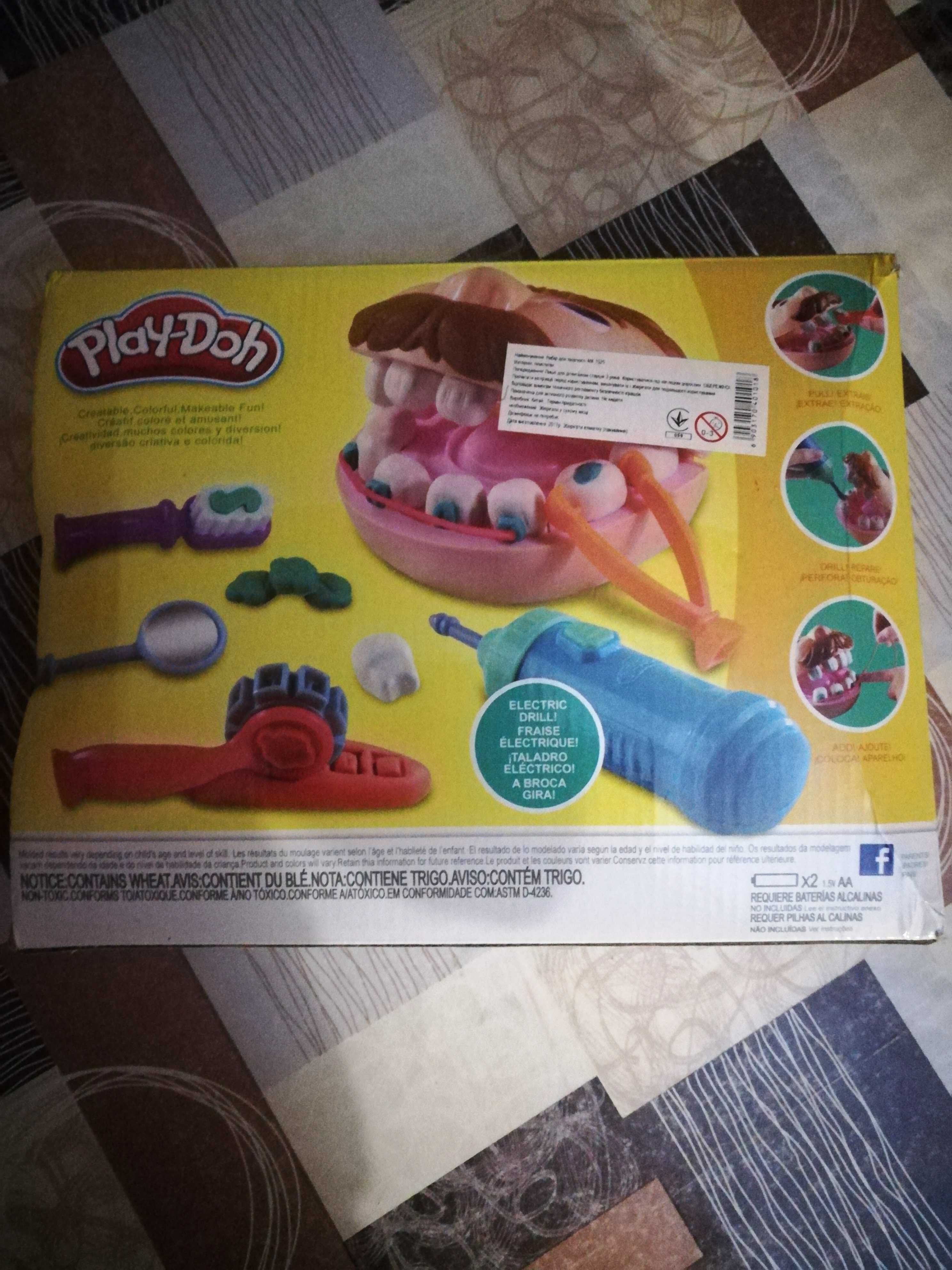 Продаю игровой набор PLAY- DOH ( аналог) " Мистер зубастик "