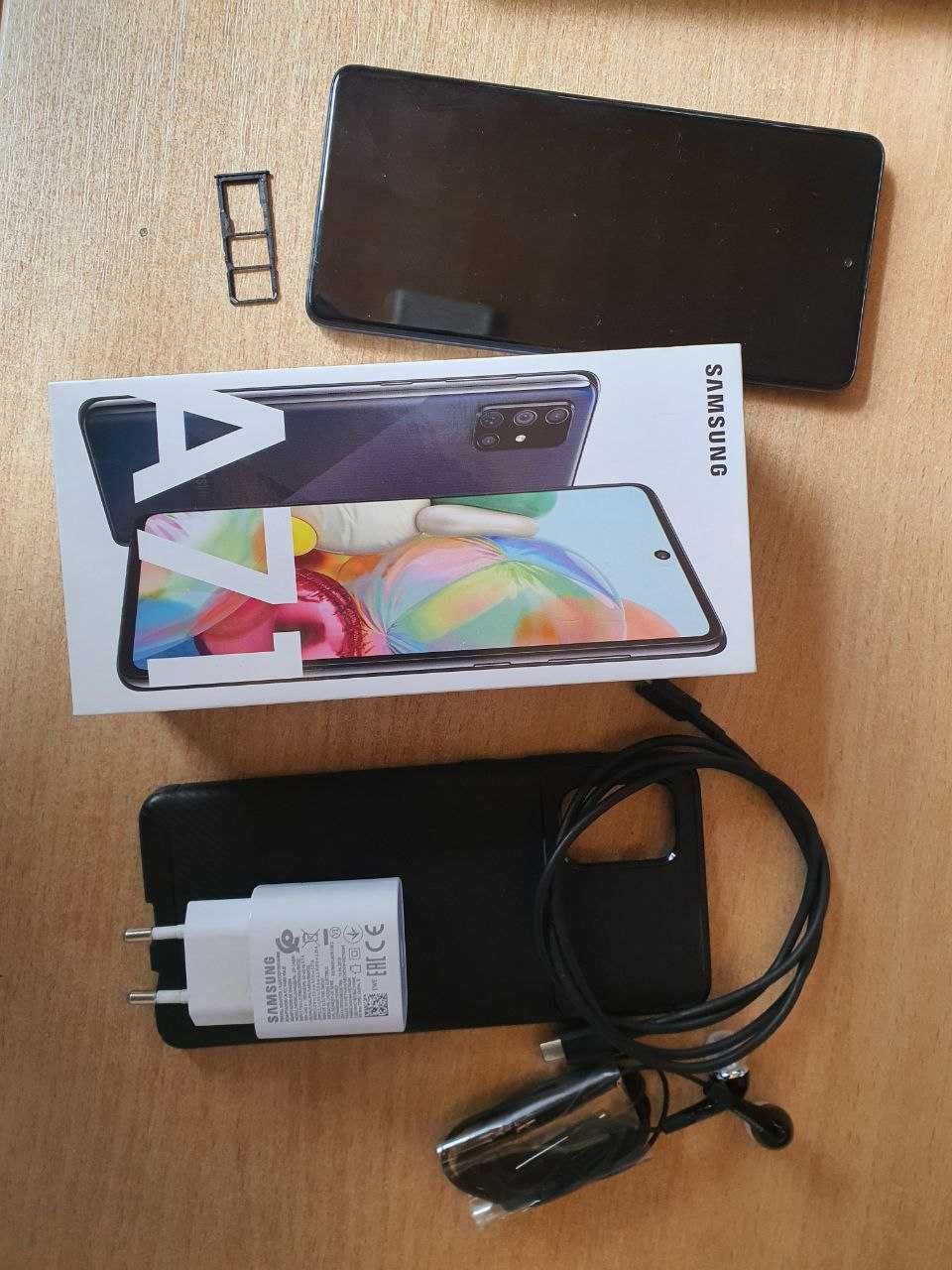 Смартфон / телефон Samsung A71 6/128GB Blue (SM-A715FZBUSEK).