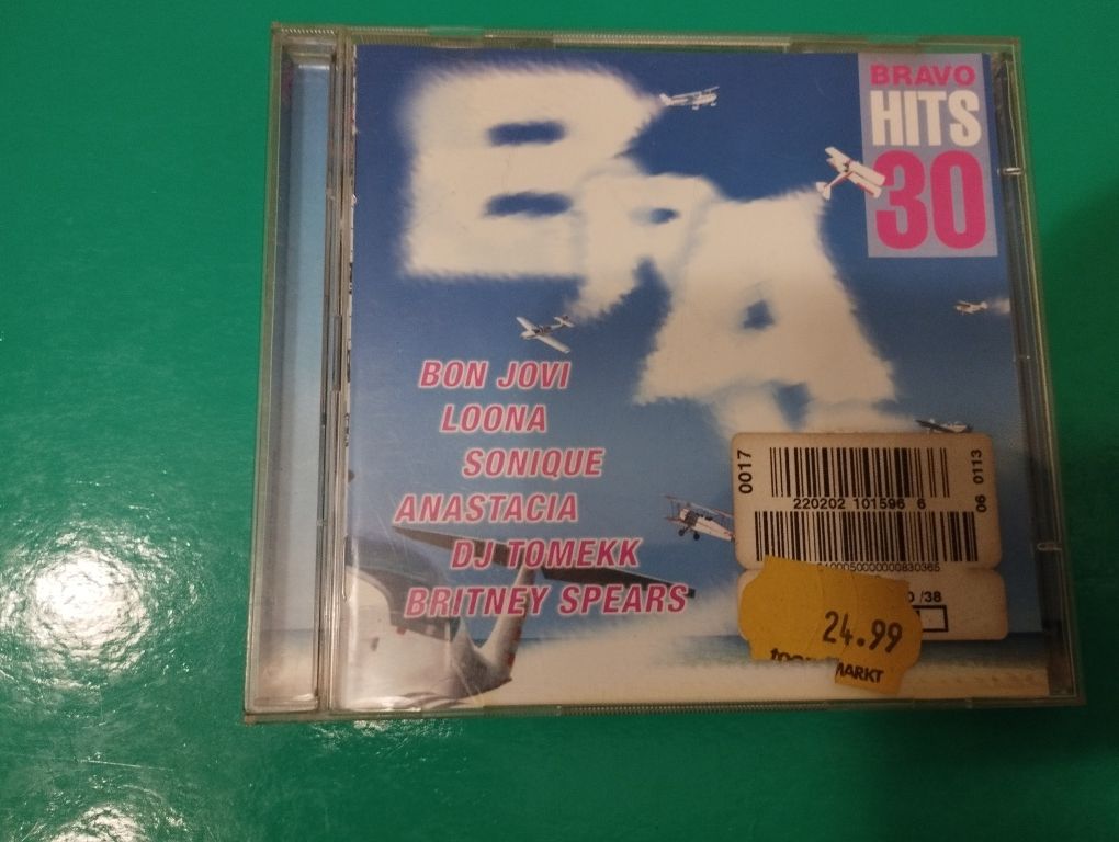Płyta  2 CD Bravo hits 30 bon Jovi, loona, Anastacia