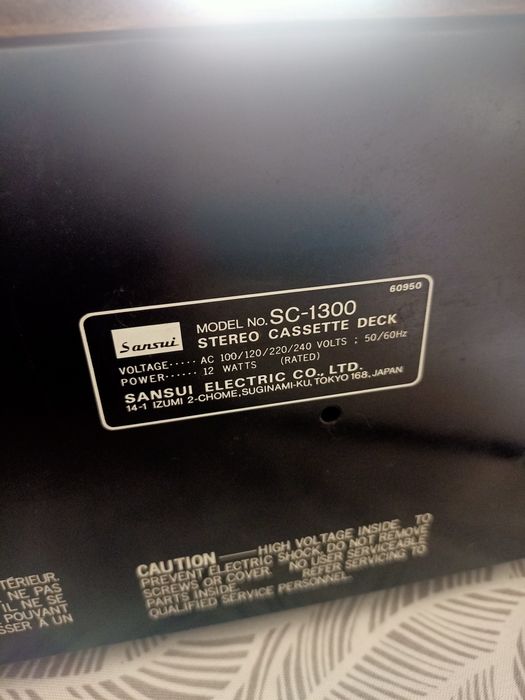 Deck sansui sc-1300