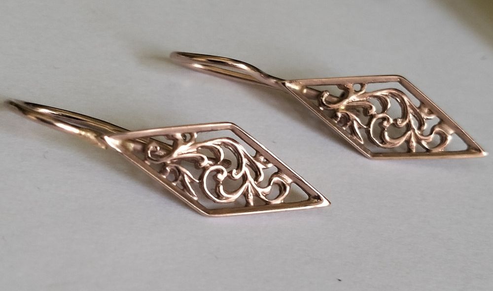 Серёжки золото 375 проба СССР