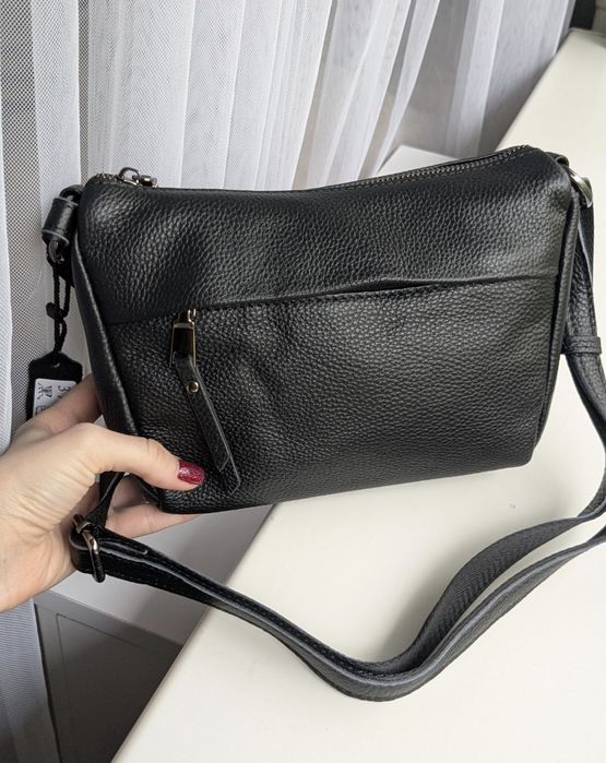 Сумка жіноча шкіряна на 2 ручки (розпродаж)