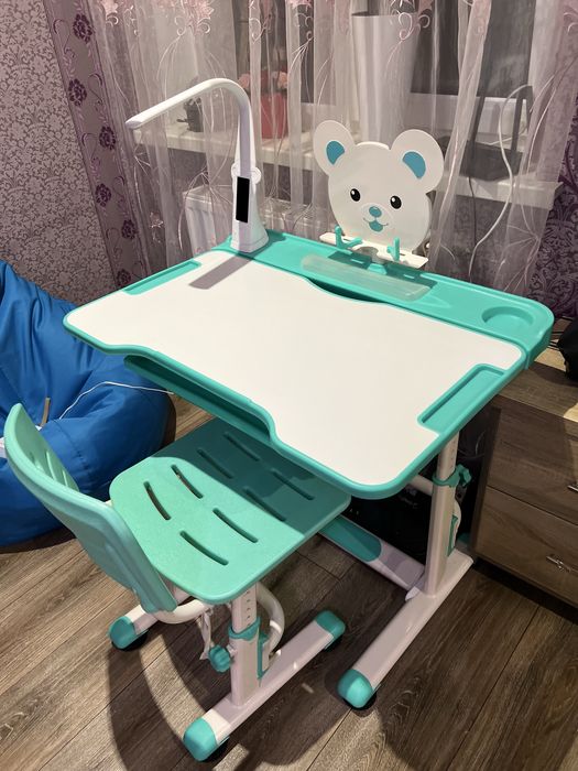 Парта та стілець трансформери Evo - kids XL( з лампою)