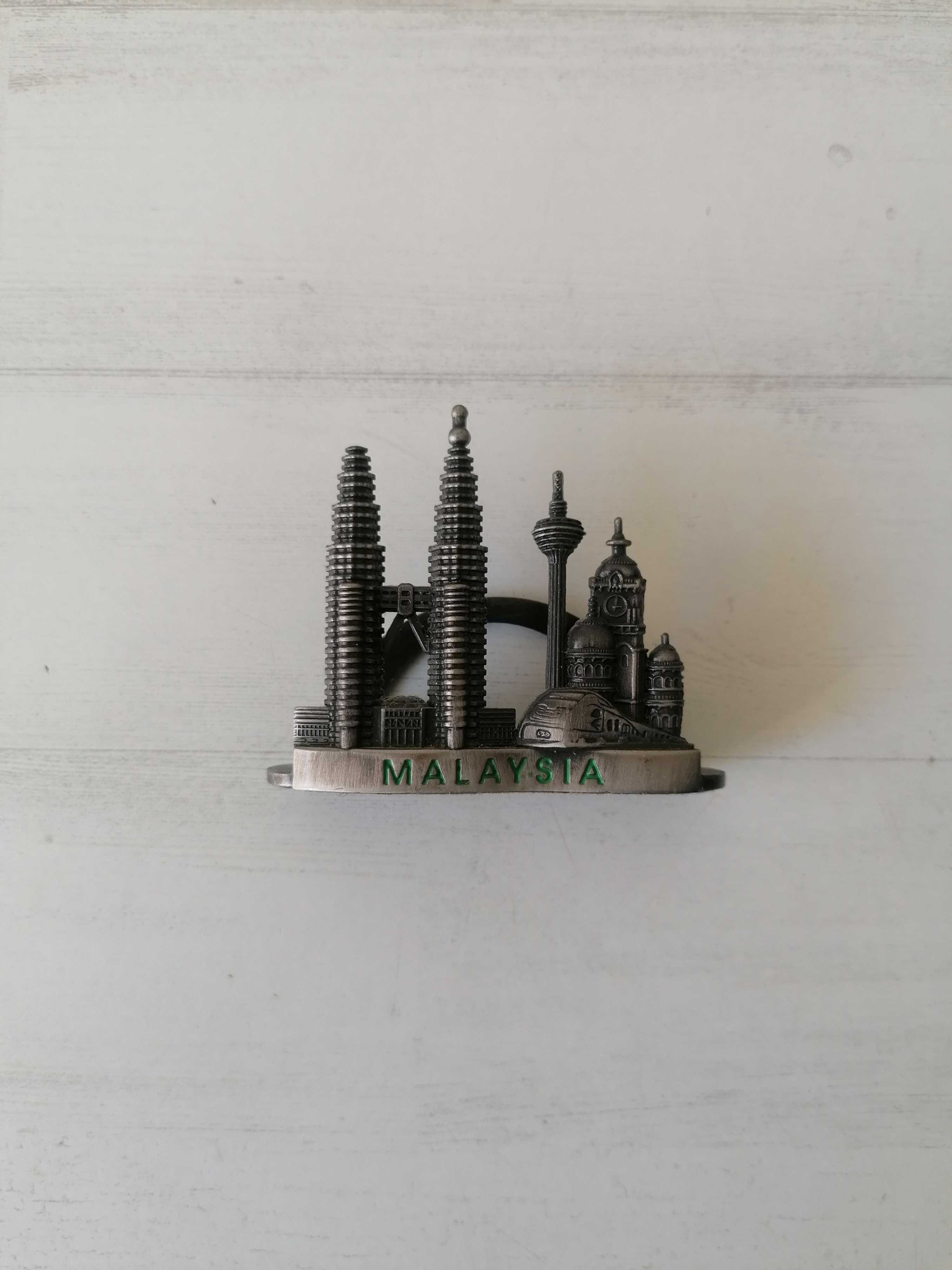 Recordação Souvenir Malásia em Metal Artigo Mesa Guardanapos Malaysia