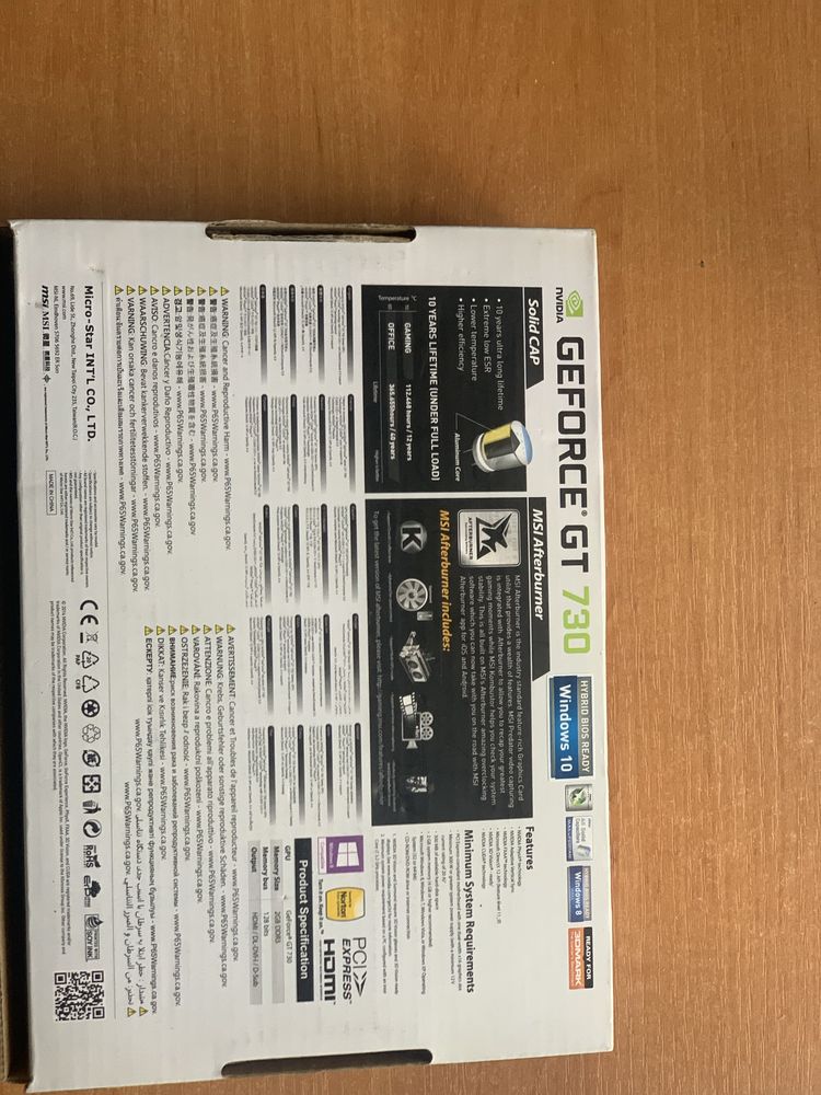 відеокарта  geforce GT 730