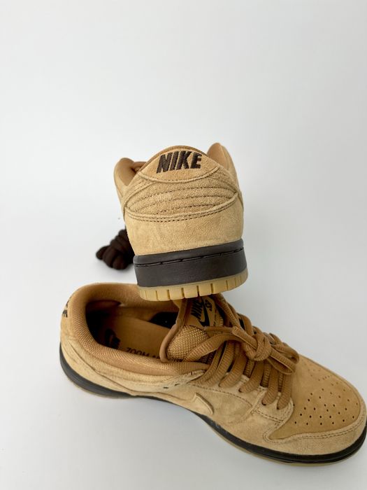 Оригинал Nike SB Dunk Low Wheat (BQ6817 204) оригинальние найк сб данк