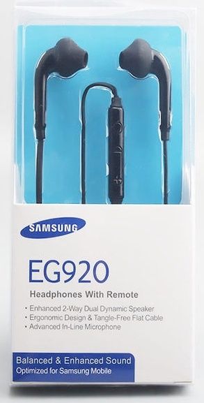 Auriculares Headphones Samsung EG920 Preto